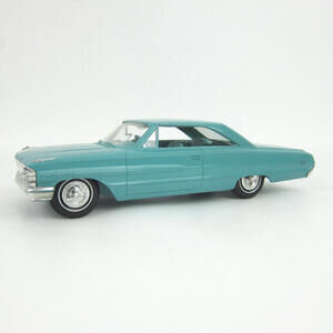 Vintage 1964 Ford Galaxie Sedan Dealer Promo Model Car 500 XL Turquoise Blue